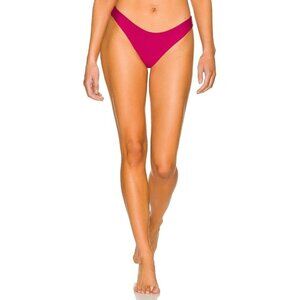 PQ Basic Ruched Teeny Bikini Bottom Zen Womens Size Small